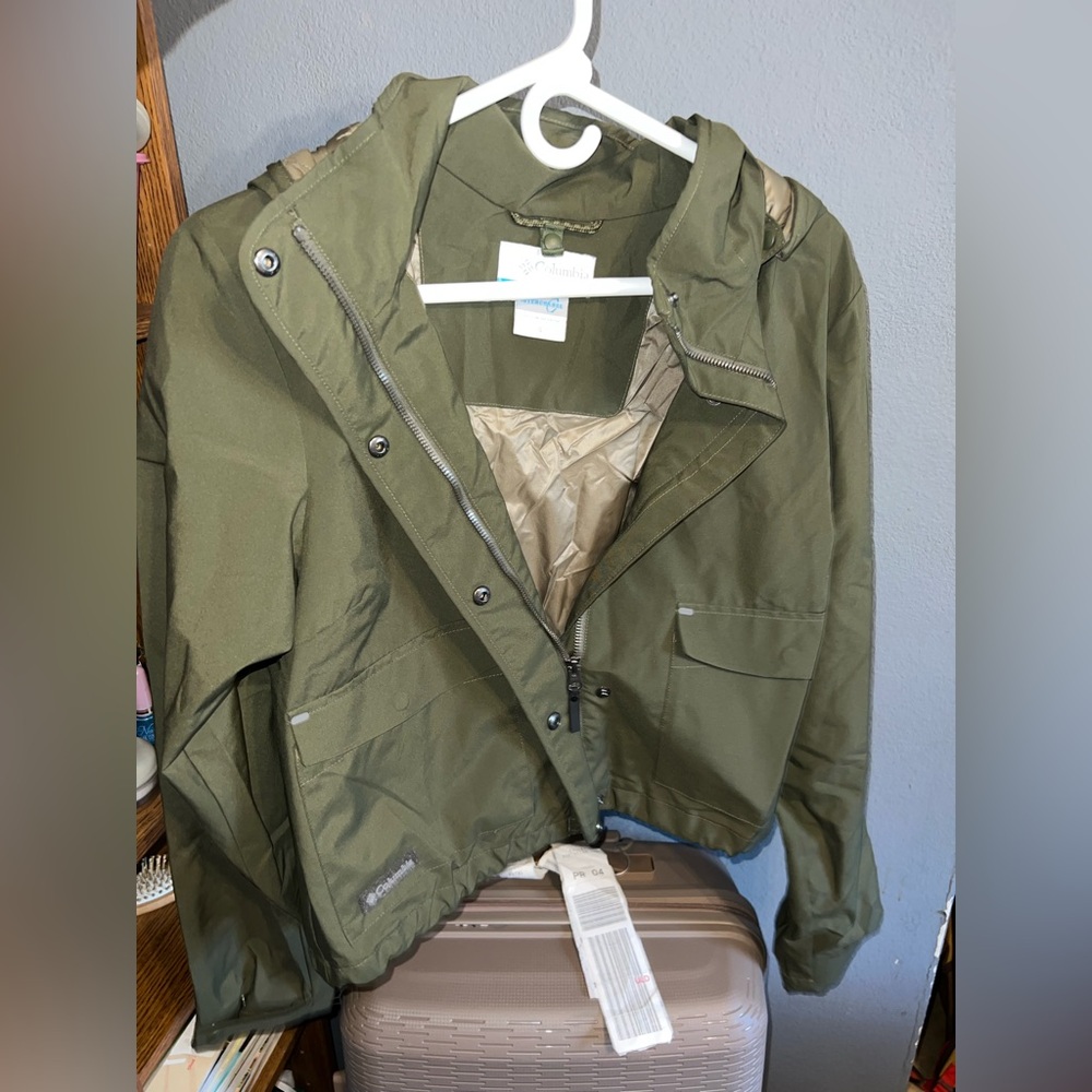 Columbia olive green jacket